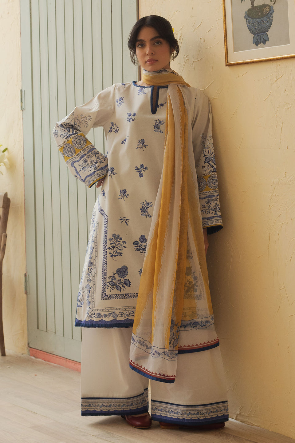 Coco Prints Collection'24 Vol-02 By Zara Shahjahan Mango Punch-D6