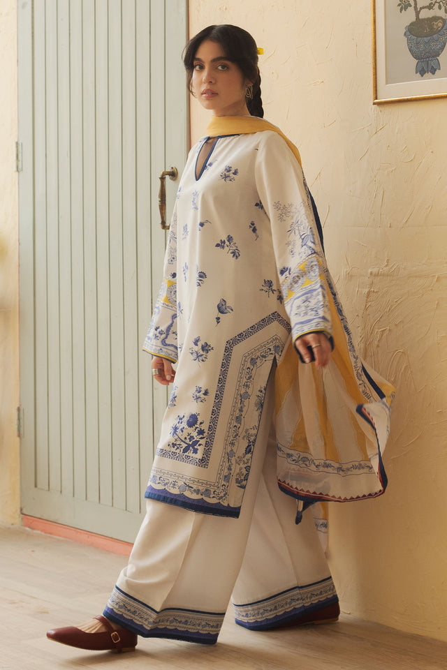 Coco Prints Collection'24 Vol-02 By Zara Shahjahan Mango Punch-D6