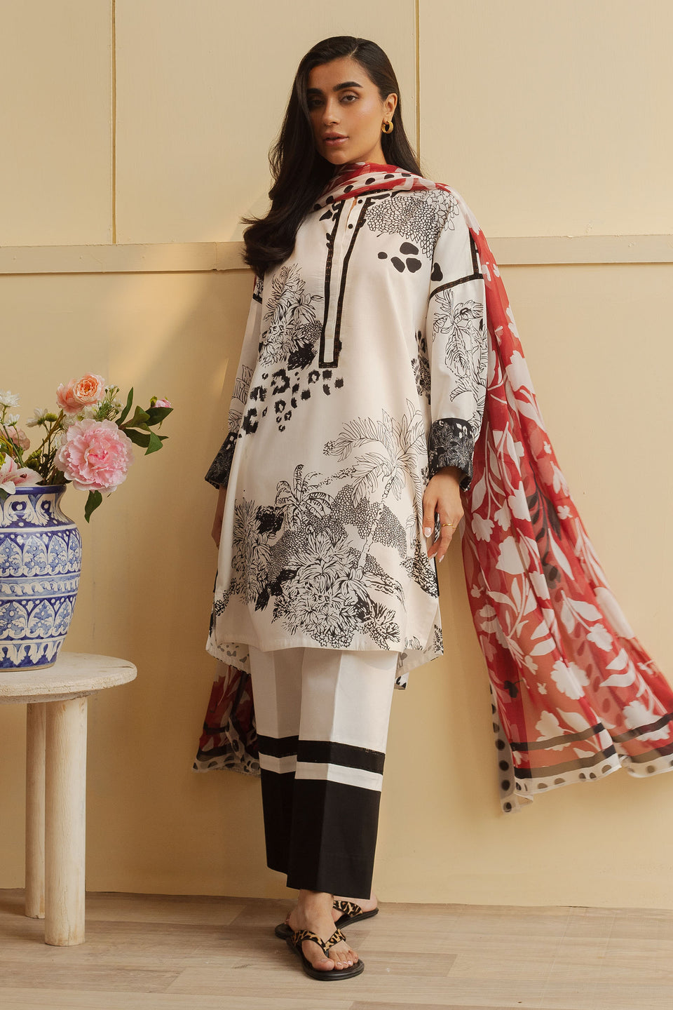 Coco Prints Collection'24 Vol-02 By Zara Shahjahan Plum-D8