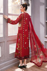 |MB-CUS25-1105A| 3 Pc Unstitched Printed Marina Twill Suit