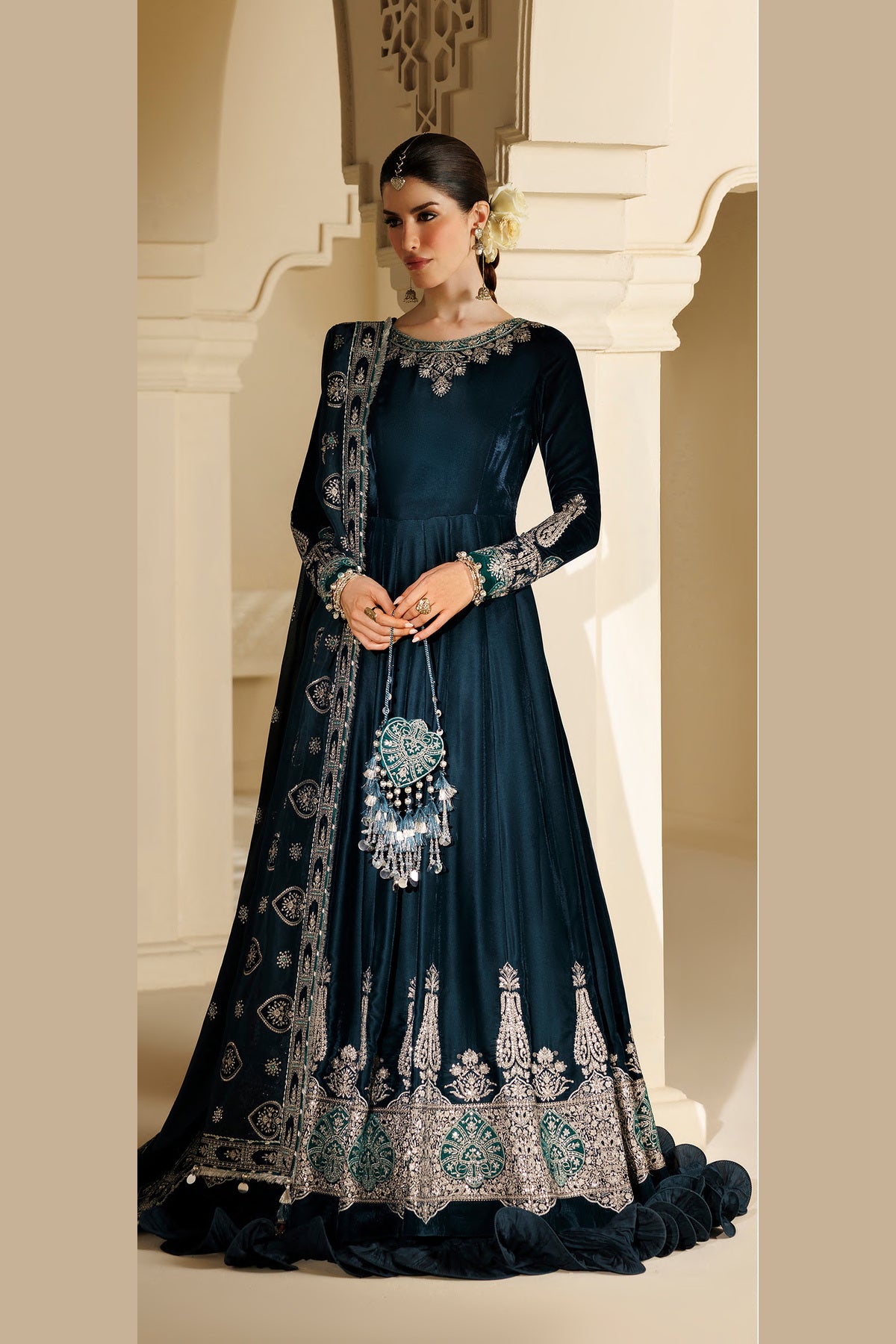 Jazmin Chandni Formals | Embroidered Velvet - CVF’26-D09