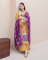 Roheenaz Summer in Bloom | Printed Lawn | Camellia Charm