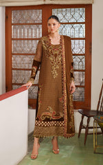 Asifa and Nabeel | Cedar LWC25-08 | 3pcs Embroidered Unstitched Winter