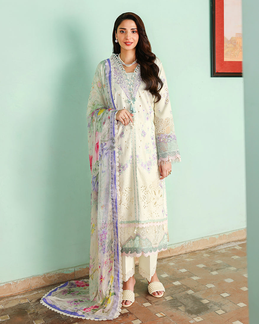 Roheenaz Summer reverie luxury lawn '26 | Celestia