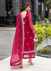 Chiffon back panel with sequins embroidery from CT 25003 Dousee