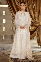 Chikankari embroidered front bodice of Qalamkar WN-03 ROISE
