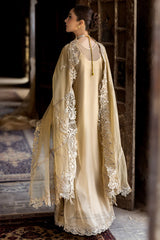Chikankari neckline patch of HEELA by Qalamkar