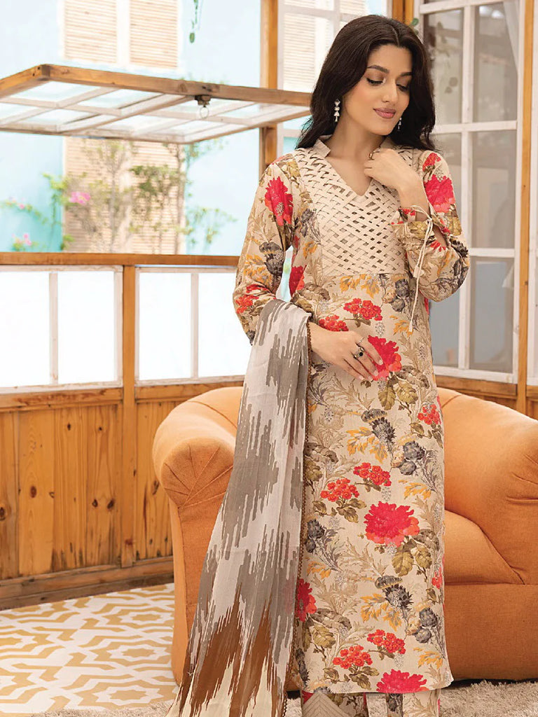 Floral Symphony By Panache Collection By Puri Fabric D-10