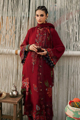 M.Prints By Maria B | 3 Piece Unstitched Embroidered Dobby Linen Suit MPT-3110-A