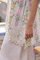 Maria B Lawn | 3010-A |3 Piece Unstitched Embroidered Lawn Suit