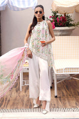 Maria B Lawn | 3010-A |3 Piece Unstitched Embroidered Lawn Suit