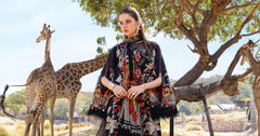 Maria B M.Prints | 3 Piece Unstitched Embroidered Lawn Suit MPT-2912-B