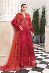 Maria B Lawn | 3 Piece Unstitched Embroidered Lawn Suit EL-26-13