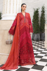 Maria B Lawn | 3 Piece Unstitched Embroidered Lawn Suit EL-26-13