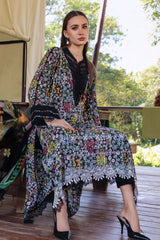 Maria B M.Prints | 3 Piece Unstitched Embroidered Lawn Suit MPT-2914-B