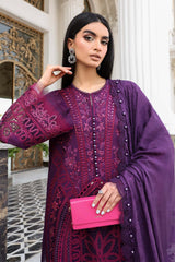 Maria B Lawn | 3 Piece Unstitched Embroidered Lawn Suit EL-26-14