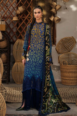 M.Prints By Maria B | 3 Piece Unstitched Embroidered Linen Suit MPT-3101-B