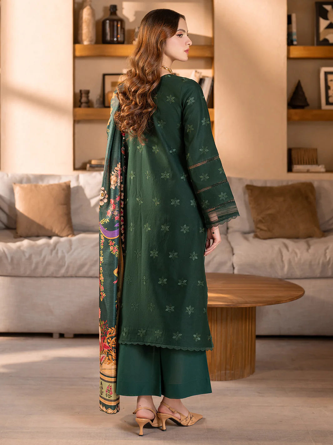 Stella Luxury Lawn '25 | SL-02 A | 3PC Embroidered Lawn Suit
