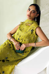 Soiree By Mariab - Embroidered Bemberg Raw Silk Suit - SR-01-03