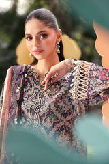 Maria B Lawn | 3003-B |3 Piece Unstitched Embroidered Lawn Suit