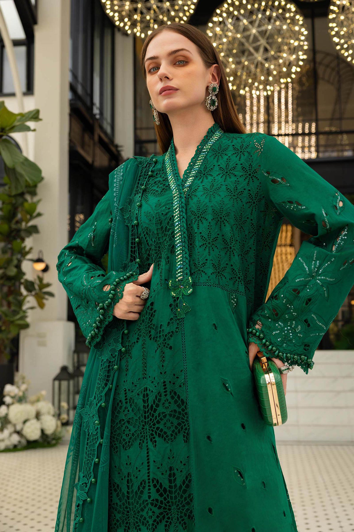 Maria B Lawn | 3 Piece Unstitched Embroidered Lawn Suit EL-26-04