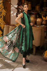 M.Prints By Maria B | 3 Piece Unstitched Embroidered Linen Suit MPT-3105-A