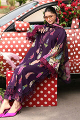 Maria B Lawn | 3005-A |3 Piece Unstitched Embroidered Lawn Suit