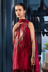 Maria B Lawn | 3 Piece Unstitched Embroidered Jacquard Lawn Suit EL-26-05