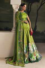 Soiree By Mariab - Embroidered Raw Silk Suit - SR-01-06