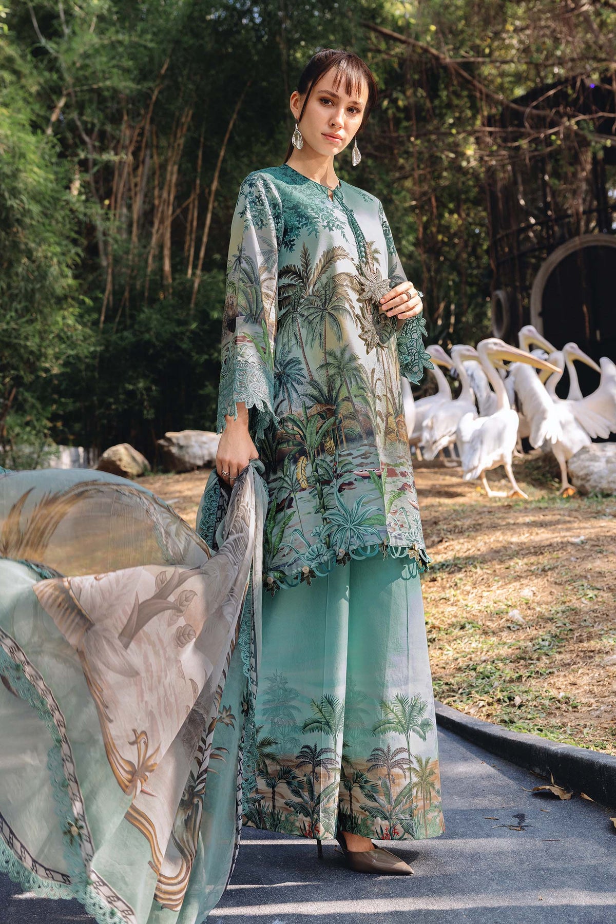 Maria B M.Prints | 3 Piece Unstitched Embroidered Lawn Suit MPT-2907-A