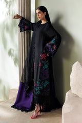 Soiree By Mariab - Embroidered Raw Silk Suit - SR-01-08