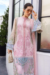 Maria B Lawn | 3 Piece Unstitched Embroidered Lawn Suit EL-26-09