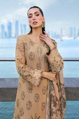 Maria B Lawn | 3 Piece Unstitched Embroidered Jacquard Lawn Suit D-2605-A