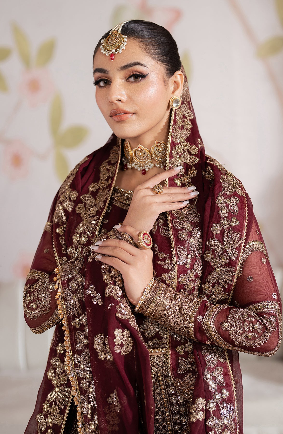 Zarif | SHEESHAM | Embroidered Chiffon