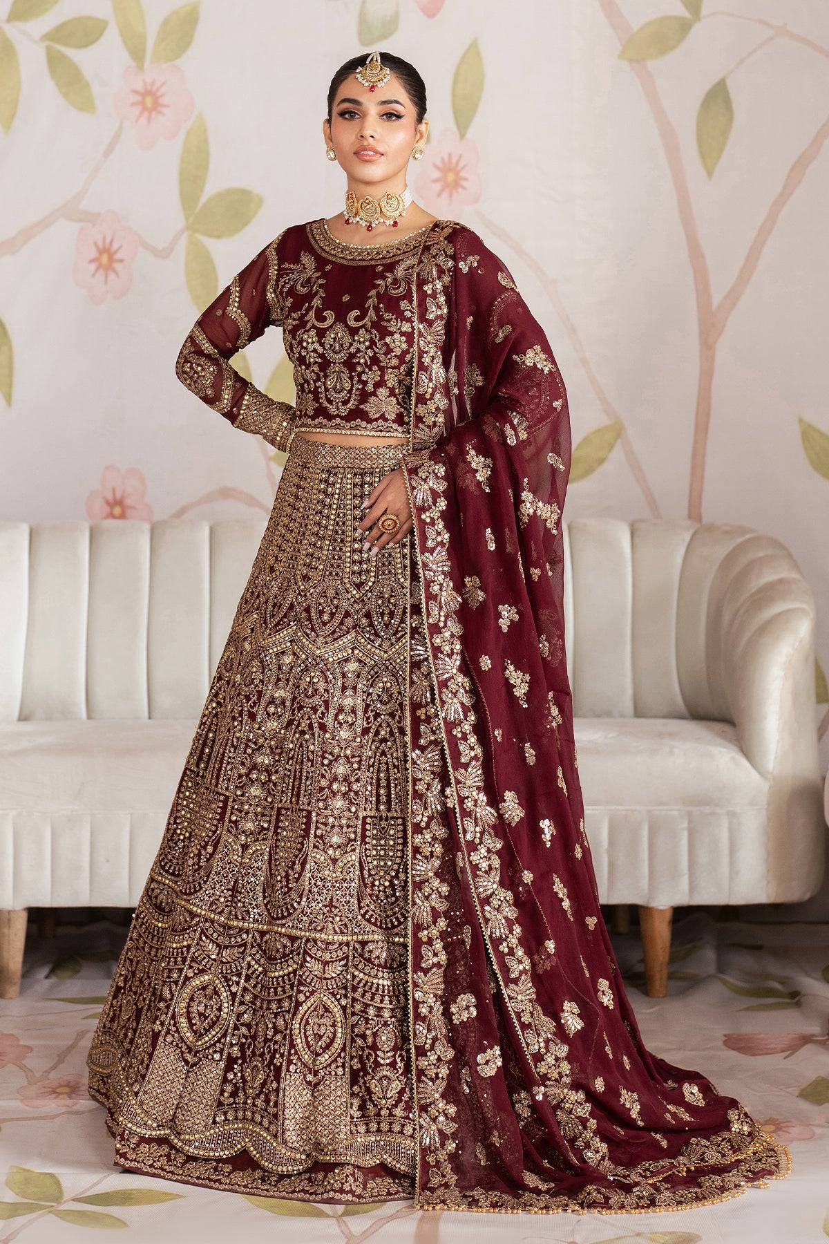 Zarif | SHEESHAM | Embroidered Chiffon