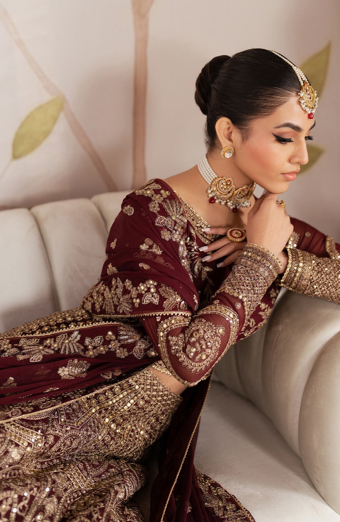 Zarif | SHEESHAM | Embroidered Chiffon