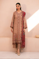 Xenia |DAFIYAH | RANG E KHIZAAN Winter Slub Unstitched