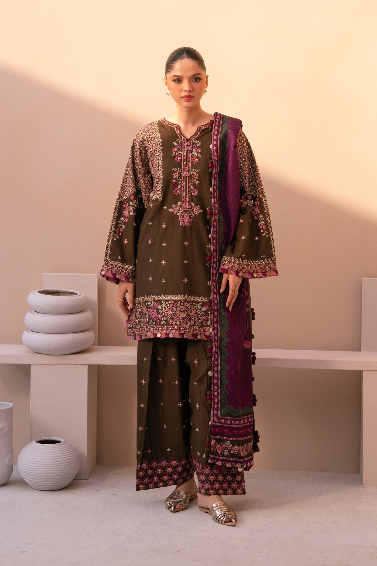 Xenia | AZRA | RANG E KHIZAAN Winter Slub Unstitched