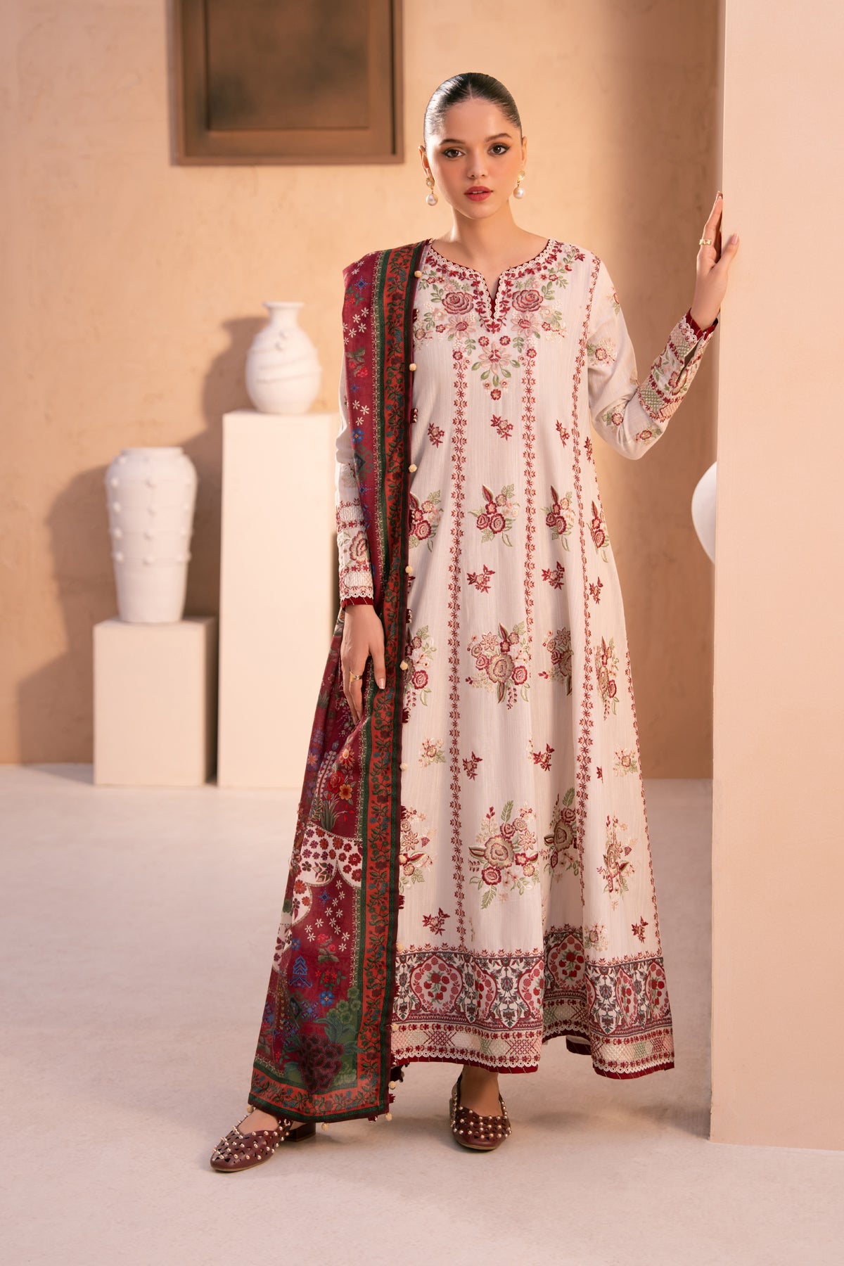 Xenia | SAHLA | RANG E KHIZAAN Winter Slub Unstitched