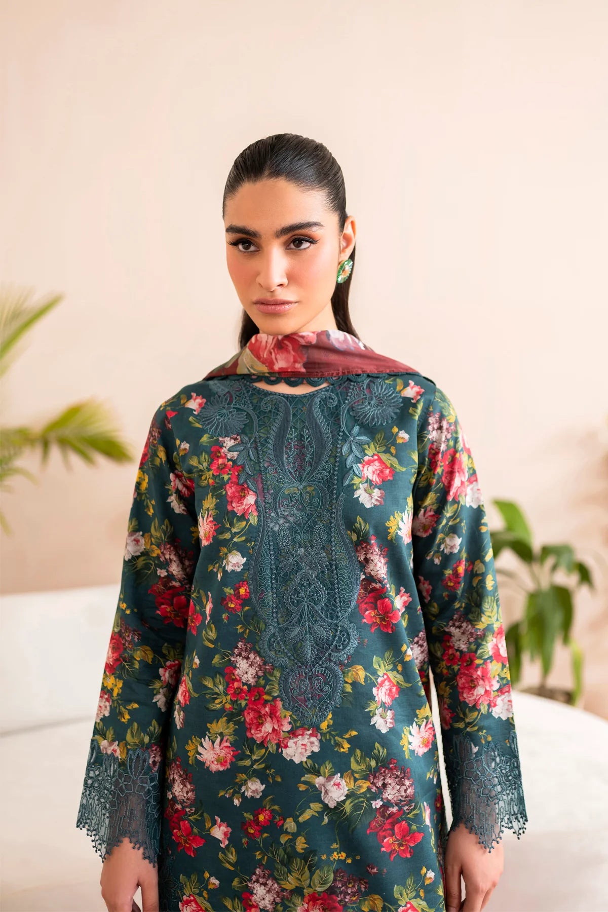 Xenia Summer Lawn '25 | KOA | 3PC Printed & Embroidered Lawn Suit