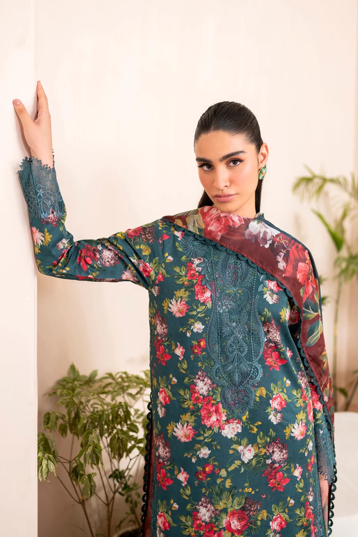 Xenia Summer Lawn '25 | KOA | 3PC Printed & Embroidered Lawn Suit