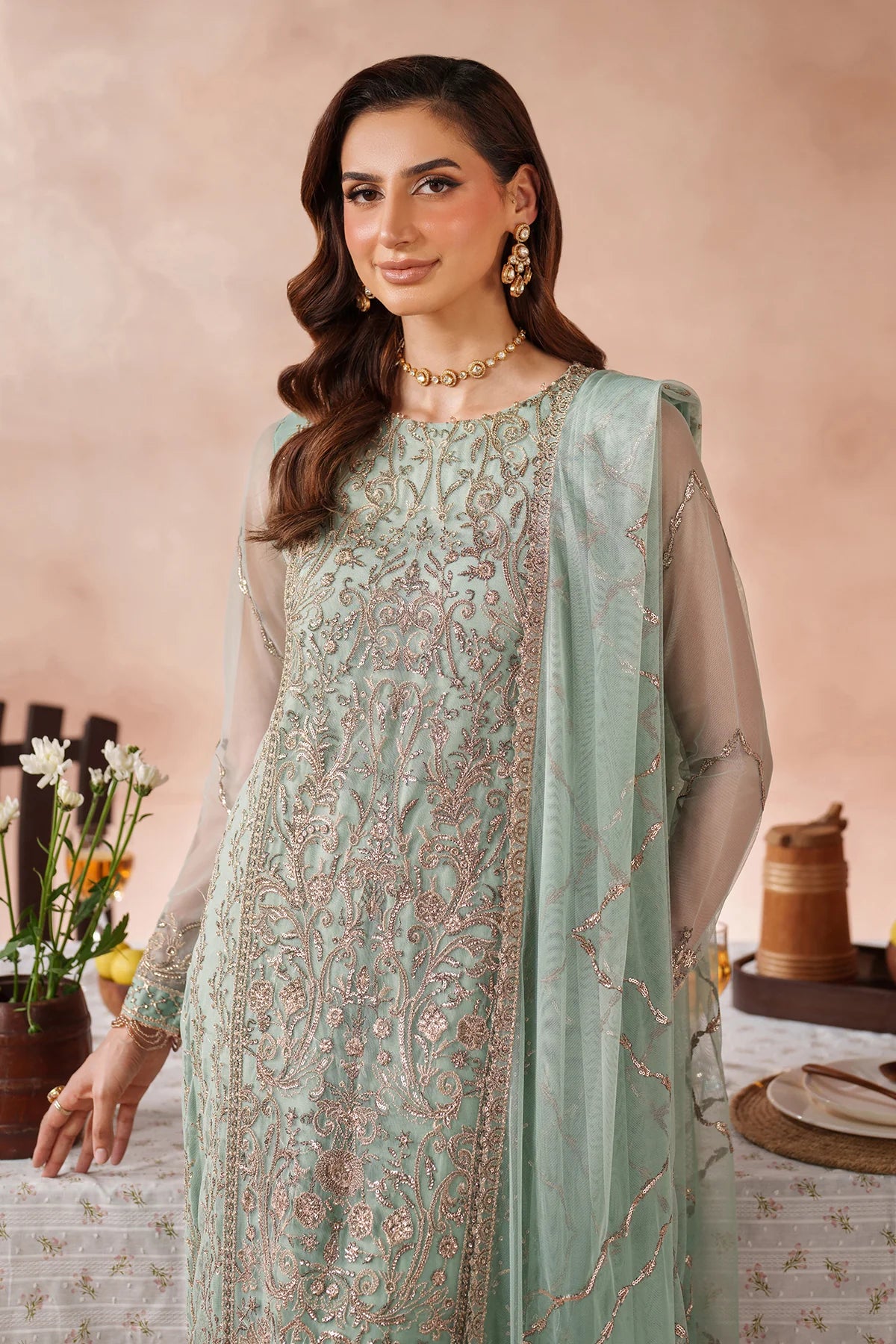 Zarif | MUF-05 ZARQA | Mahrosh Unstitched Formals'25