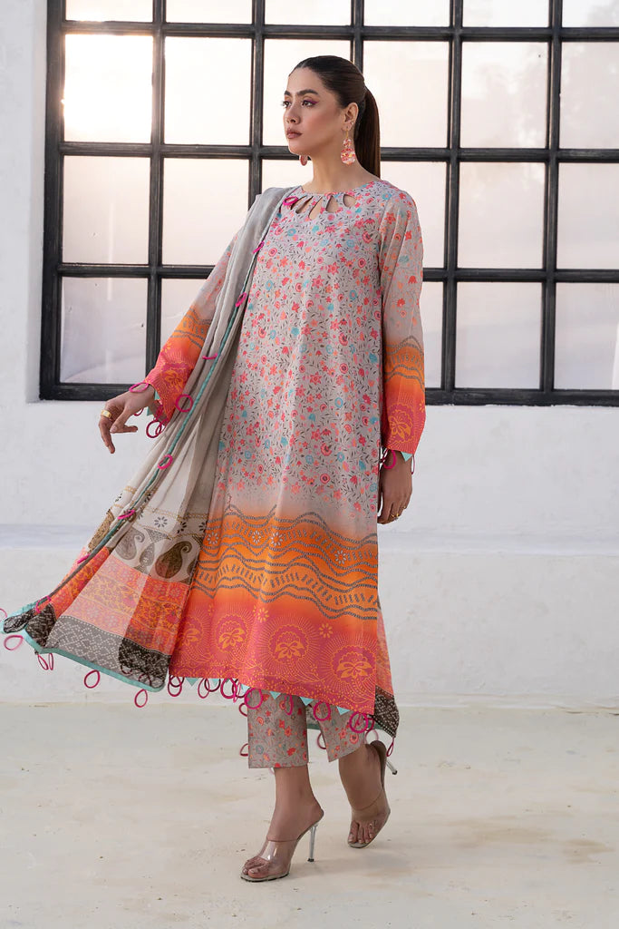 C Print Lawn Vol-02 Collection '24 By Charizma CP4-12