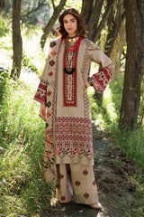 Charizma C Print Winter V1-2026 | 3-PC Unstitched Linen Collection CPW6-01