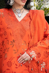 Naqsh CHIKANKARI FESTIVE EDIT '26 | Maple Glow - 00202