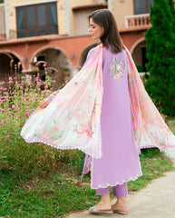 Roheenaz | Wisteria | Summer Reverie Luxury Lawn
