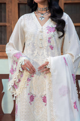 Naqsh CHIKANKARI FESTIVE EDIT '26 | White Gem - 00205