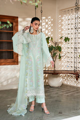 Naqsh CHIKANKARI FESTIVE EDIT '26 | Aqua Bloom - 00196