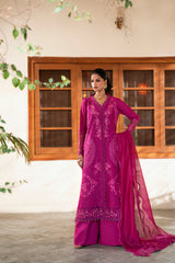 Naqsh CHIKANKARI FESTIVE EDIT '26 | Fuchsia Pink - 00201