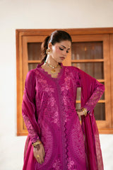 Naqsh CHIKANKARI FESTIVE EDIT '26 | Fuchsia Pink - 00201